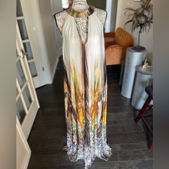 ❗️PRICE DROP❗️ ‘Pretty Young Thing’ (very long) maxi dress sz L - Picture 2 of 6